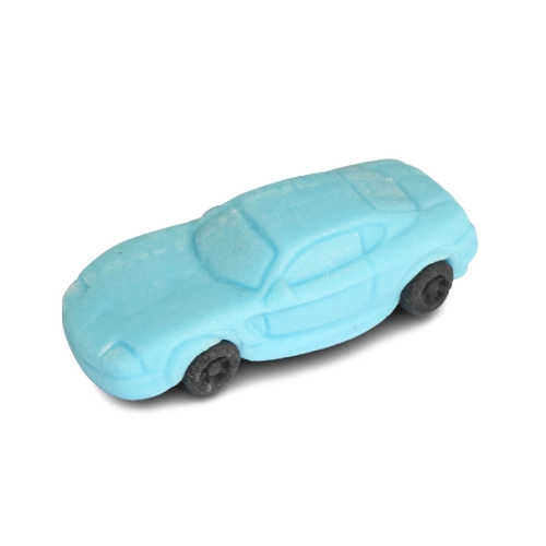 Figurka cukrowa autko niebieskie do dekoracji tortu ozdoby na tort samochód auto